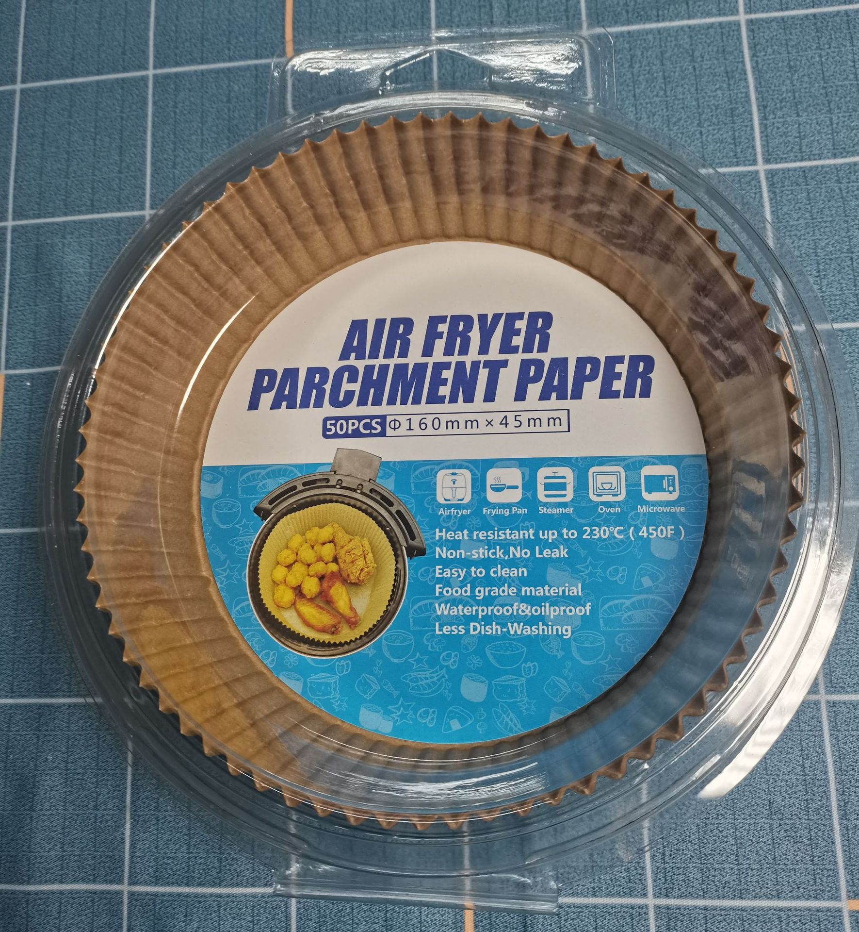 Disposable Food Grade Air Fryer Baking Parchment Papers Air Fryer Baking Liners 